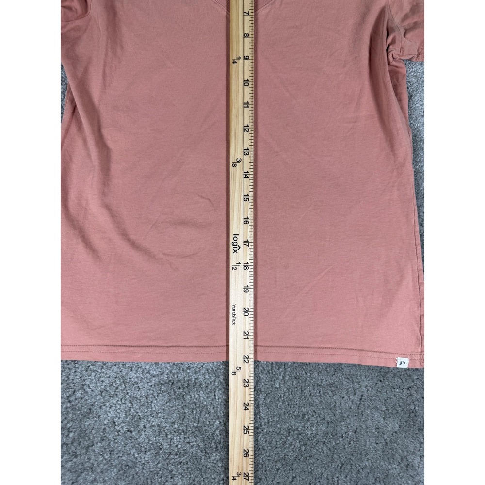 Pact Womens Organic Cotton V-Neck T-Shirt Terracotta Pink Short Sleeve XS - Picture 7 of 7